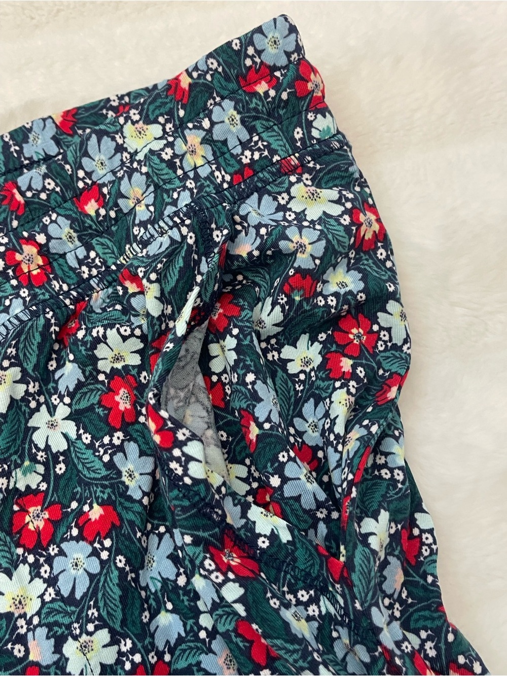 State Of Day Printed Jogger Pajama Pant Green Floral 3XL - Picture 4 of 10